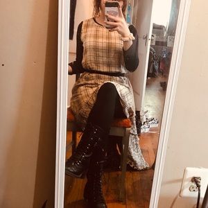 Plaid dress